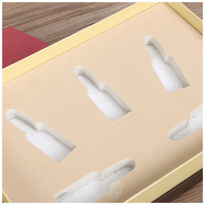 박스 하얀 카드 쇠가죽 인쇄된 마무리 삽입물을 패키징하는 팬톤 화장용 가면