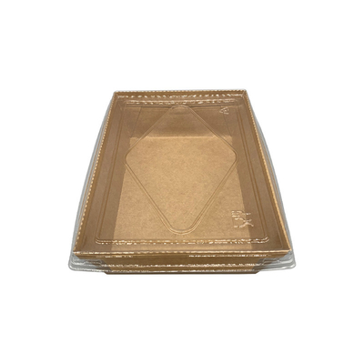 투명한 뚜껑을 가진 500ml 700ml 900ml 1200ml 처분할 수 있는 서류상 초밥 포장 상자
