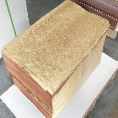 250GSM 아트 크래프트 종이판 50*70cm 거울 종이판 사용자 지정 두께와 크기 래미네이트 된 은 / 금 금속 종이