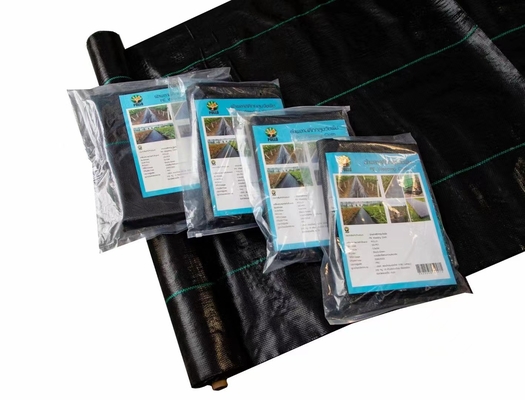 70-180GSM 검은색 및 녹색 PP 비조직 잡초 퇴치 직물, 직물 잡초 매트