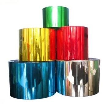 투명한 PVC 트위스트 필름, 캔디 포장용 레인보우 필름, 트위스트 필름 캔디 포장 필름 아이리세센트 필름