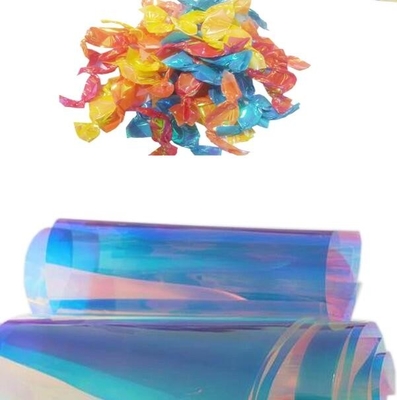 단단한 PVC 필름 / 시트 항 정적 초콜릿 포장품 과자 포장 PVC 트위스트 필름