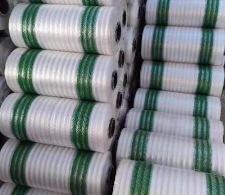 처녀 HDPE 농업 실레이지 베일 랩 네트워크, 둥근 베일 피더 네트워크 헤일레이지 베일 워프 네트워크