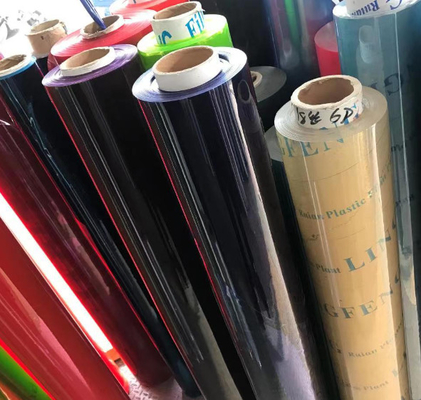 소매 PVC 색상 투명한 플라스틱 필름 부드러운 필름 pvc 투명한 롤 필름