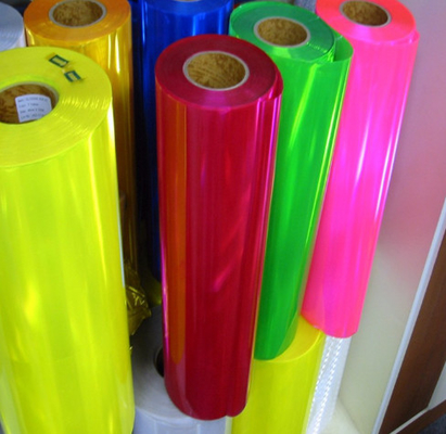 PVC 투명 필름, 핸드백 포장용 다양한 PVC 필름 새고 오래된 옷의 포장용 투명 필름
