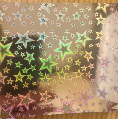 12mic PET/17mic bopp 홀로그래픽 금속화된 프라이머 코팅