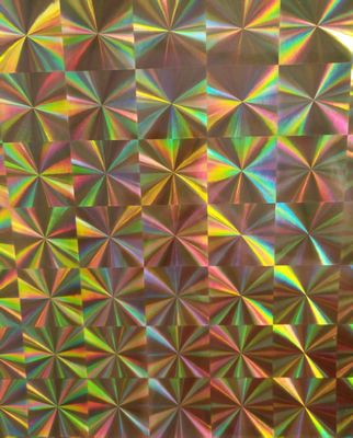 12mic PET/17mic bopp 홀로그래픽 금속화된 프라이머 코팅