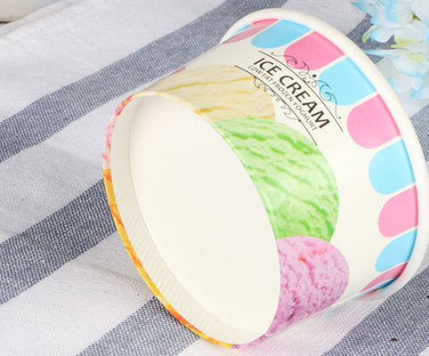 16 온스 종이 아이스크림 그릇, FDA 버릴 수 있는 아이스크림 종이컵