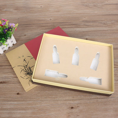 박스 하얀 카드 쇠가죽 인쇄된 마무리 삽입물을 패키징하는 팬톤 화장용 가면