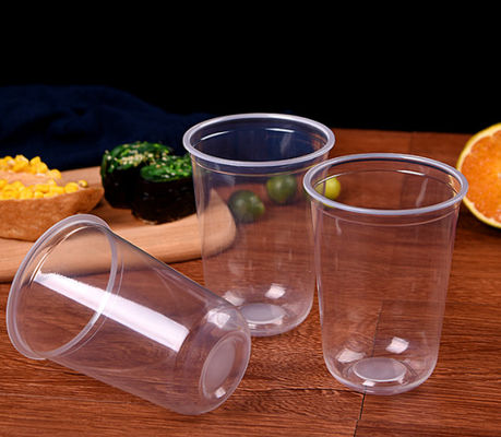 밀크 차 과일 주스와 95-700ml 플라스틱 Ｕ 모양이 형성되 물집 음식 PP 컵