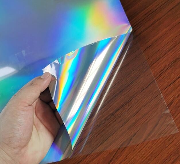 레이저 다채로운 자동차 필름, Pvc 자기 접착 레이저 글자 자동차 스티커, 알루미늄 접착 인스턴트 스티커